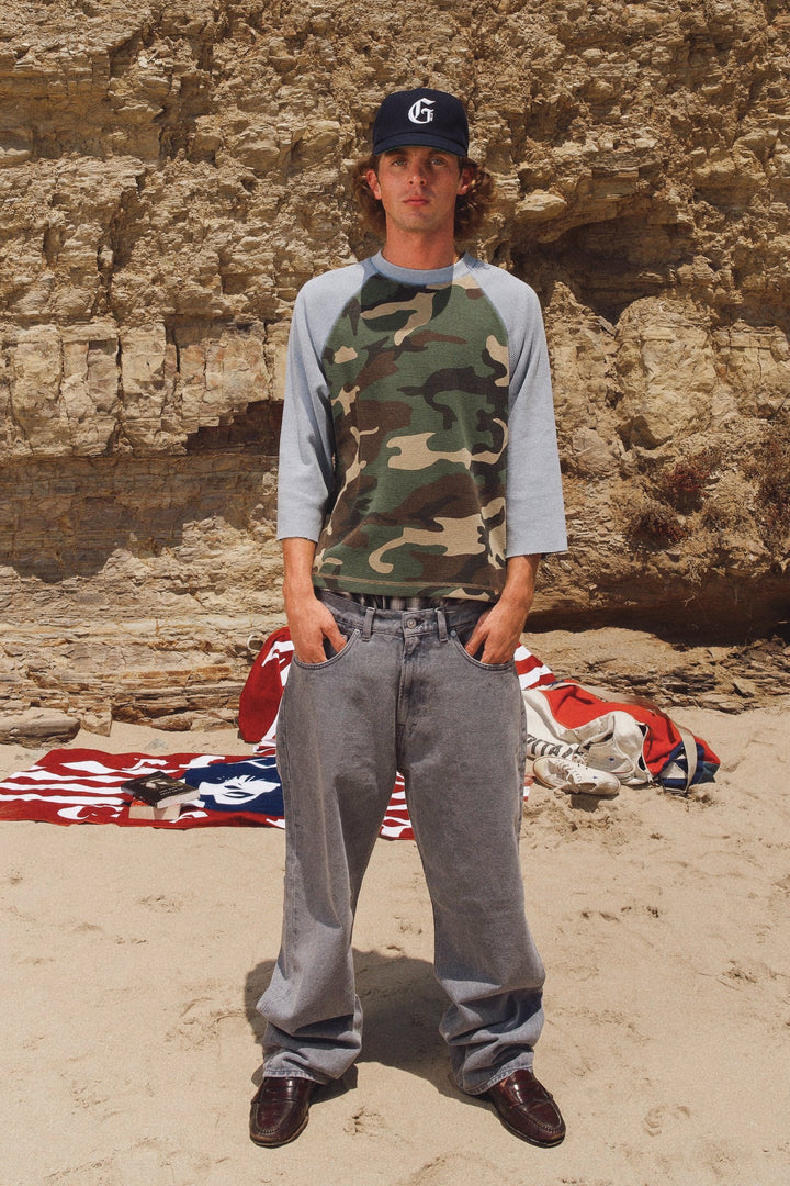 WOODLAND RAGLAN THERMAL (PRE-ORDER: 4-6 WEEKS)